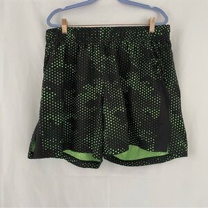 Gymshark Green and Black Athletic Shorts, XXXL - Item 0135
